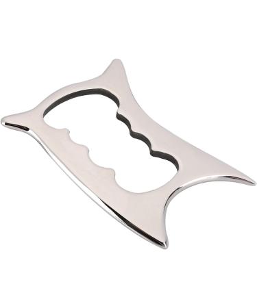 Verdant Touch Acupuncture Scraper - 304 Stainless Steel Gua Sha Board for Body Massage & Health Care - 15cm Long - Buy Online on GoSupps.com