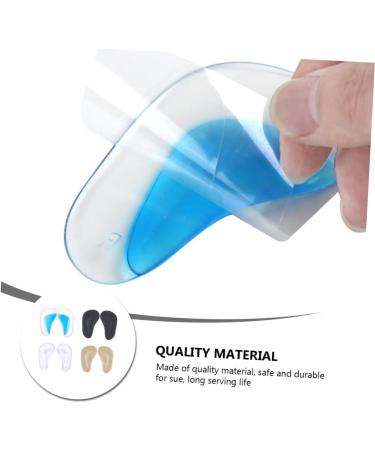 FRCOLOR Arch Support Pads - 4 Pairs Adhesive Cushions for Fallen Arches Gel Foot Insoles for Kids & High Heels - 9.7x5.8cm - Buy Online on GoSupps.com
