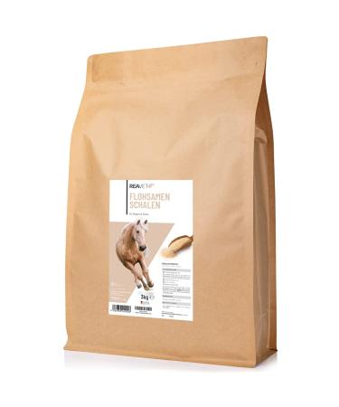 Reavet psyllium shells for horse & dog 3kg - natural clean in premium quality fiber -rich gluten -free i psyllium for horses dogs & cats in premium quality without additives 3 kg
