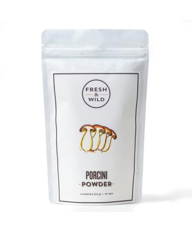 Fresh & Wild | Dried Porcini Powder | All Natural, Vegan, Gluten-Free | For Cooking in Pasta, Risotto, Soup, Casseroles and More| 4 oz | Gourmet, Chef-Inspired Ingredients