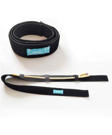 Catheter Fixation Device & Abdominal Dialysis Belt - G-Hose Holder for Drainage - 4x100 cm (Stretches to 150 cm) - 2 Pack Black - Buy Online on GoSupps.com