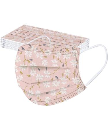 Buy Amyglin 50-Pack Disposable 3-Layer Non-Woven Face Masks - Breathable Butterfly Print Mouth-Nose Protection for Adults - Buy Online on GoSupps.com