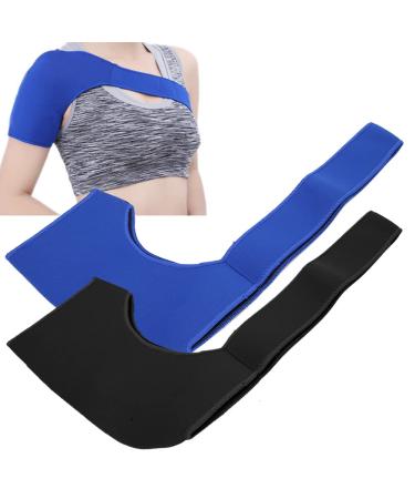 ANGGREK Sport Shoulder Brace | Adjustable Compression Sleeve for Men & Women | Supportive Shoulder Pad (Black) - International Shipping Available - Buy Online on GoSupps.com