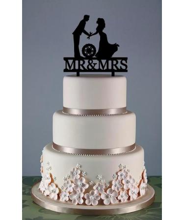 Auto Mechanic Wedding Cake Topper Car Repairman Couple Cake Topper Wrench Tools Mr&Mrs Wedding Cake Topper - Buy Online on GoSupps.com