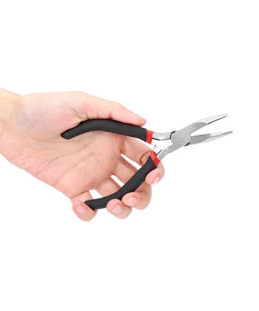 4Pcs Hair Extension Kit with Pulling Needle Hook and Wig Pliers + 500 Micro Rings (Black) - Best Quality International Shipping - Buy Online on GoSupps.com