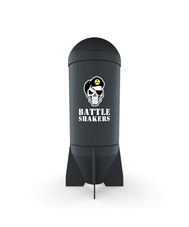 Battle Shakers Missile Shaker Cup | 20 Oz Leak-Proof Shaker Bottle | Protein Cup with Storage Compartment | Dishwasher Safe & BPA Free Sports Bottle