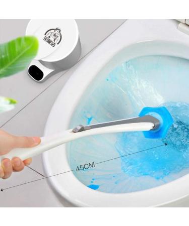 Simpls Toilet Bowl Cleaner Wand Disposable Storage Cleaner Brush and Holder with 16 Cleaning Refills Bathroom Cleaning - Buy Online on GoSupps.com
