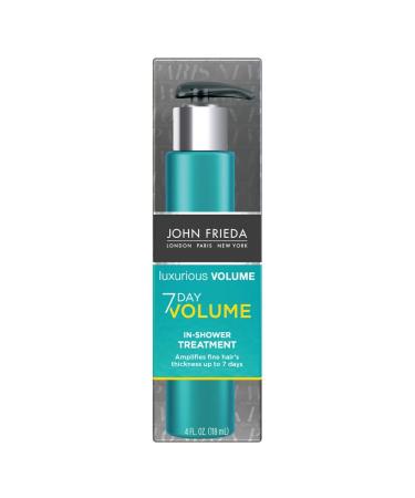 John Frieda Luxurious Volume 7-Day Volume In-Shower Treatment, Hair Treatment, Helps to Create Wash-resistant Volume, 4 Ounces