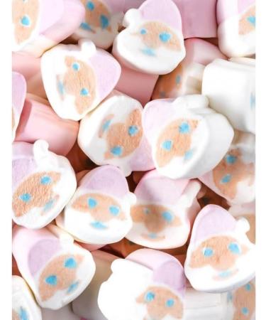 1KG Huge Bag Of Santa Marshmallows Sweets - Approx 150 Marshmallows - Christmas Sweets - Buy Online on GoSupps.com