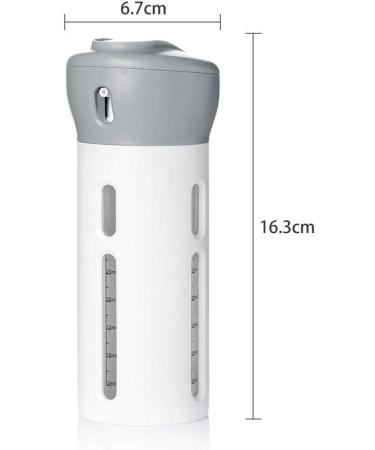 Buy Refillable Travel Bottles - 4-in-1 Leak-Proof Dispenser for Shampoo Conditioner Lotion & Body Wash - Rosa - Buy Online on GoSupps.com