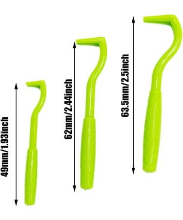 Tranquilique 5 PCS Tick Remover Tick Remover Tools for Dogs Cats Humans Flea Treatment Cat Entire Head & Body Pain-Free Tick Remover for Professional & Home 1.93+2.44+2.5inch 5/Pcs green - Buy Online on GoSupps.com