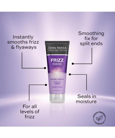 John Frieda Frizz Ease Secret Agent Touch Up Cr me 100 ml Smoothing Cream for Frizzy Curly Hair Avocado 100 ml (Pack of 1) - Buy Online on GoSupps.com