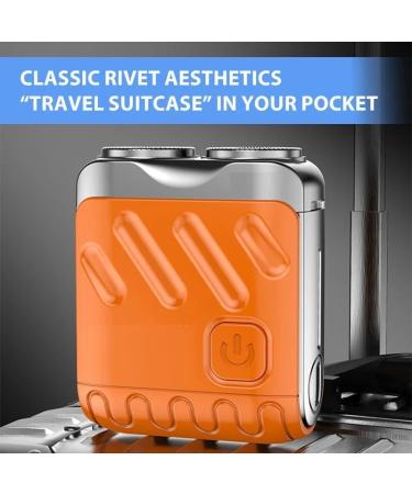 Mini Electric Shaver for Men - Portable Rechargeable Razor for Home Office & Travel - Sleek Black Design - Buy Online on GoSupps.com