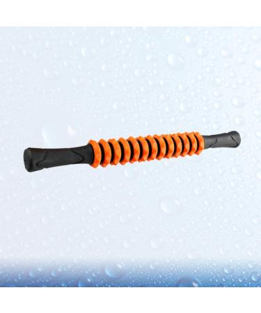 Exceart Muscle Roller Stick for Sore Muscles & Cramps - Tension Relief Massage Tool in Orange | International Shipping Available - Buy Online on GoSupps.com
