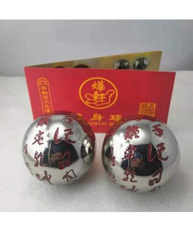 Dixinla Baoding Fitness Ball Baoding Iron Ball Cloisonne Carved Poetry Health Care Handball Fitness Ball Old Gift Chinese Ball - Buy Online on GoSupps.com