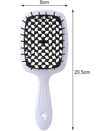 Comb Fluffy Shaped Comb Mesh Comb Wide Tooth Air Cushion Comb Massage Hair Brush Styling Tool Wide Tooth Comb (Color : White) - Buy Online on GoSupps.com