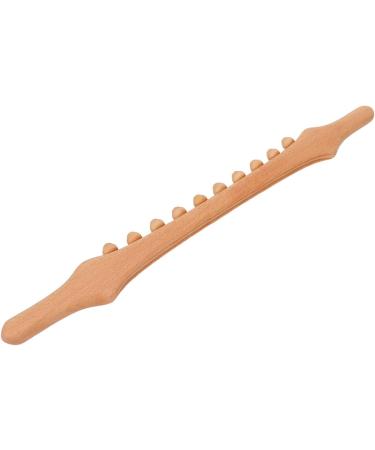 Premium Wood Scraping Stick & Gua Sha Massage Tool for Neck Shoulders Back | 10 Pearl Body Scraper for Enhanced Wellness - Buy Online on GoSupps.com