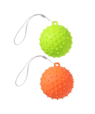 HomsfoU 2st Handball Massage ball roller handle Strainer Massage balls Stress balls for adults.