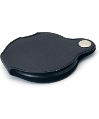 Laiaouay Folding Fold Away Pocket Magnifying Glass Magnifier Lens 3X Magnification Folding Leather Case Magnifying Glass Black - Buy Online on GoSupps.com