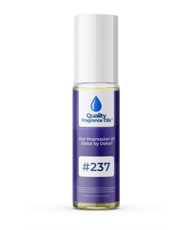 Quality Fragrance Oils' Impression #237 Inspired by Dolce by Dolce for Women (10ml Roll On) Dolce by Dolce for Women Impression #237 0.34 Fl Oz (Pack of 1)