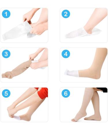 Medical Compression Stockings 20-30 mmHg for Men & Women - Gradient Support for Varicose Veins & Circulatory Health | XXL Beige - Buy Online on GoSupps.com