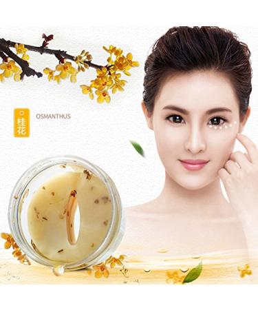 Yikimira Gold Osmanthus Collagen Eye Mask - Anti-Aging Anti-Swelling Dark Circle Treatment - 80 Moisturizing Masks - Buy Online on GoSupps.com