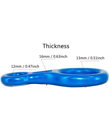 Newdoar Figure 8 Belay Device - 35 KN Climbing & Rappel Equipment for Safety | Premium Gear - Buy Online on GoSupps.com