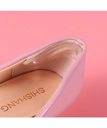 10 Pack Silicone Heel Pillow Pads - Clear Gel Self-Adhesive Shoe Grips & Insoles for Women's Foot Care - Buy Online on GoSupps.com