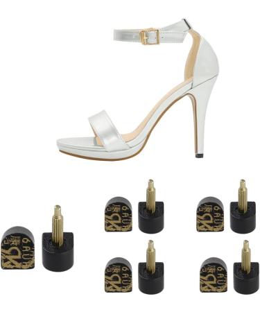 High Heel Repair Tips for Women - uxcell Stiletto Lift - 10pcs Black 1.1 x 1 x 1.8cm - International Shipping Available - Buy Online on GoSupps.com