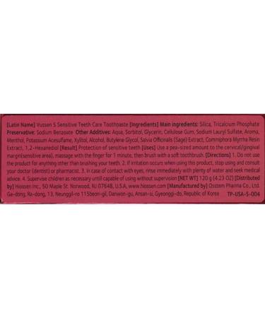 Sensitive Teeth Care Toothpaste - Fresh Mint Flavor | International Shipping Available - Buy Online on GoSupps.com