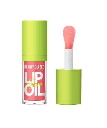 Beauty Glazed Big Brush Head Lip Oil  Ultra-Hydrating & Nourishing  Smooth Glossy Finish Lip Glow Oil  Shiny and Vegan Tinted Lip Gloss  Non-Sticky Formula (102 KISSY  1) 102 KISSY 1 - Buy Online on GoSupps.com