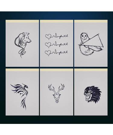 12 Sheets A4 Carbon Tattoo Transfer Paper - Graphite Tracing for Temporary Stencil Printing - Buy Online on GoSupps.com