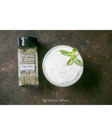 Primal Palate Organic Super Gyro Seasoning - Certified Organic - 5.1 oz Resealable Bag - Buy Online on GoSupps.com