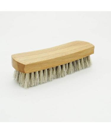 Premium Horsehair Shoes Brush Set of 2 - Ideal for Shoes Boots Car Seats Sofas Bags - Enhance Shine and Clean with Genuine Horsehair Bristles - For Men's Shoe Care For Men - Buy Online on GoSupps.com