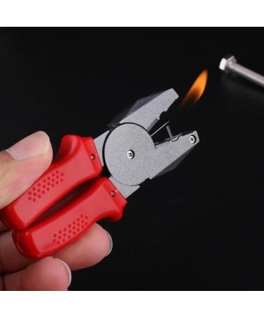 2(Pcs) Red Black Metal Cool Lighter Jet Torch Flame Windproof Adjustable Refillable Butane Lighters Kitchen Outdoors BBQ Candles (No Gas) - Buy Online on GoSupps.com