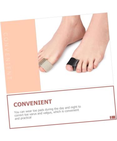 Orthopedic Bunion Toe Separator | 4 Pairs Toe Spreaders for Men | Flexible & Soft | FOMIYES Black Toe Separator 2.5x2cm - Buy Online on GoSupps.com