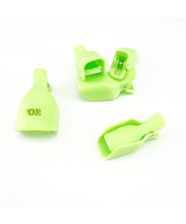 Yueton Pack of 10 Reusable Nail Art Soak Off Cap Clip for UV Gel Polish Remover - Buy Online on GoSupps.com