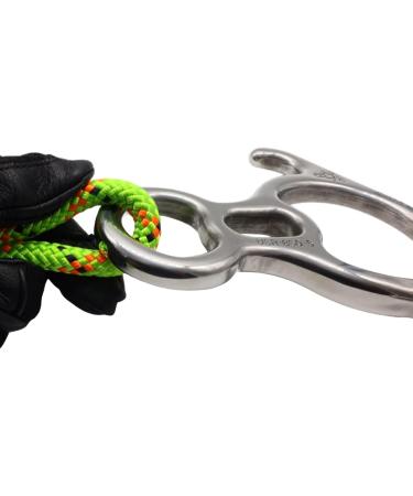 ProClimb 50 kN Stainless Steel Rescue Figure 8 Descender with Bent-Ears | Belay Device for Rappelling & Rigging | 1-Pack - Buy Online on GoSupps.com