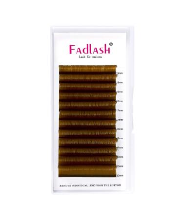 0.07 D Curl Volume Lash Extensions | Easy Fan Mixed Tray 15-20mm | Brown Blond Supplies - Buy Online on GoSupps.com