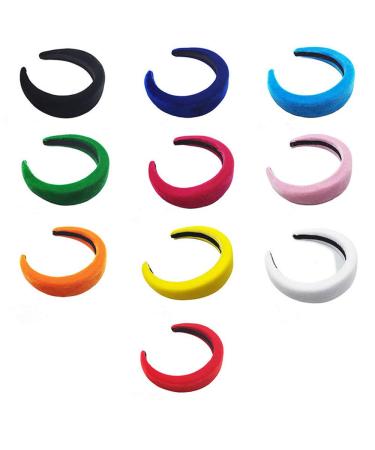 RAILONCH Women's Fashion Headband - Black Wide Flannel Thick Sponge Hair Accessories - Buy Online on GoSupps.com