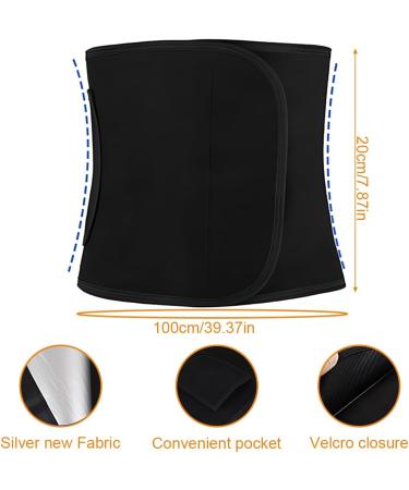 ZKHSeou Adjustable Abdominal Belt Best Sports Fitness Training Sweat-Absorbing Belt for Men & Women | International Shipping - Buy Online on GoSupps.com