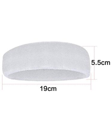 Buy Liujzzj 3 Pack Sports Headbands - Elastic Non-Slip Moisture-Wicking Athletic Cotton Hair Bands for Men & Women - Perfect for Sports & Workouts - Buy Online on GoSupps.com