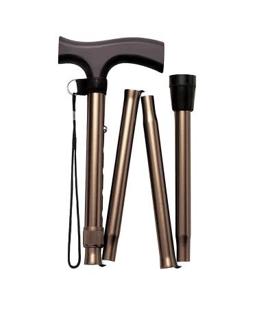 2 Pcs Aluminium Alloy Crutches L-Shap Ergonomic Design Cane Adjustable Folding Walking Stick Non-Slip Base 830-930 Mm Family