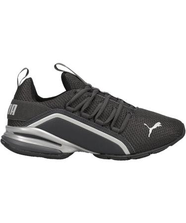 PUMA Men's Axelion Sleek 8.5 Running Shoes - Asphalt/Silver - Buy Online on GoSupps.com