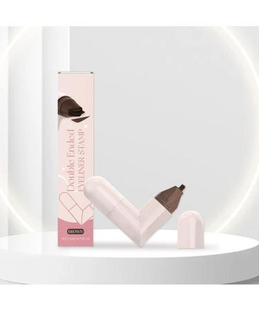 Makeup Fin Stencil | Double-Tipped Eye Corner Wing Stamp for Makeup | Water-Resistant Creamy Gel Cosmetics Everyday Stencil for Commutes Dates Travel - Buy Online on GoSupps.com