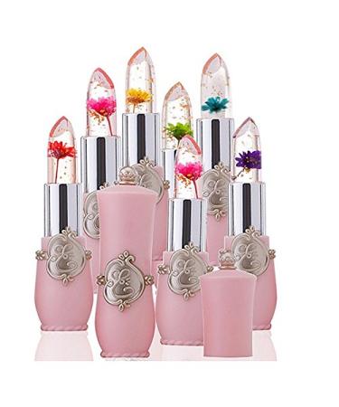 Beauty Flower Crystal Jelly Lipstick | Magic Temperature Changing Color Lip Balm | International Shipping Available - Buy Online on GoSupps.com