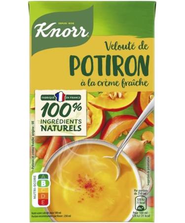  Epicerie sal e KNORR - Creamy Pumpkin Soup with Fresh Cream 1L - Pack of 4 - Sold in Packs - Buy Online on GoSupps.com