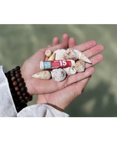 Eco Lips Classic Berry SPF 15 Lip Balm 6-Pack - Made in USA | Broad Spectrum Sunscreen - Buy Online on GoSupps.com