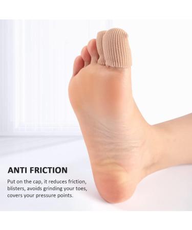 Ssiyiya Gel Toe Protection for Big Toes - 8 Soft Fabric Covers Anti-Friction Sleeves & Pillows for Men & Women - Ultimate Foot Care Solution - Buy Online on GoSupps.com