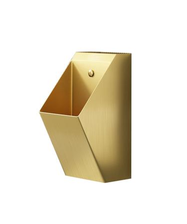 304 Stainless Steel Induction urinals Household Wall-Mounted Vertical Toilets Commercial Small Drainage Toilets Used in Bars Hotels Schools Public Toilet Urinal (Gold a)